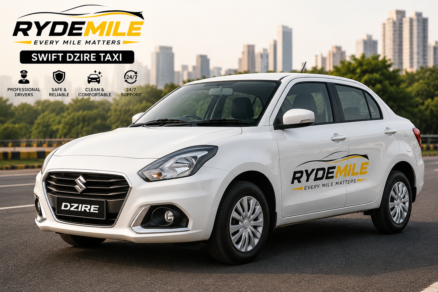 Swift Dzire Sedan Taxi Car