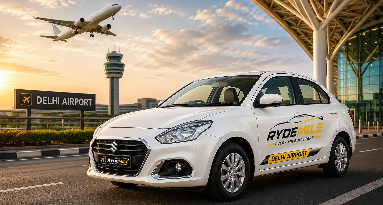 RydeMile Outstation Taxi Trip Route from Delhi Airport to Anandpur Sahib