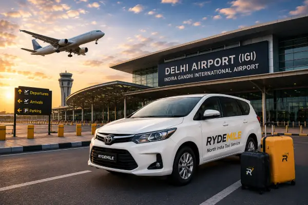 RydeMile Outstation Taxi Trip from Delhi Airport to Sonamarg